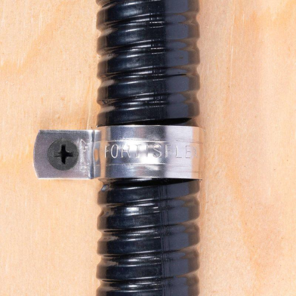 Скоба крепежная однолапковая СМО d60-63мм метал. оцинк. (уп.50шт) Fortisflex 69201