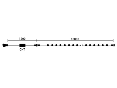 Светодиодная нить Laitcom PST100BLW-11-2R