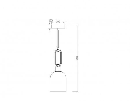 Подвесной светильник Freya FR5178PL-01N