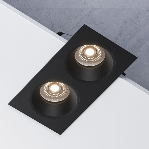 Встраиваемый светильник Elektrostandard 15700/02 черный