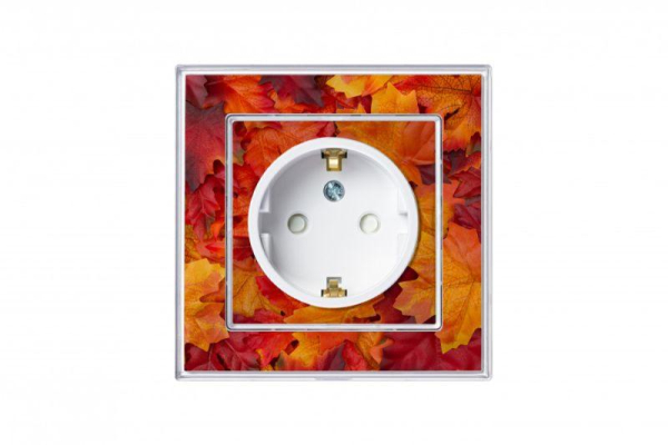 Розетка 1-м СП AtlasDesign Art 16А IP20 с заземл. защ. шторки механизм бел. SE ATN200145