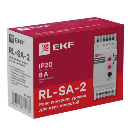 Реле контроля уровня для двух емкостей RL-SA-2 PROxima EKF rl-sa-2