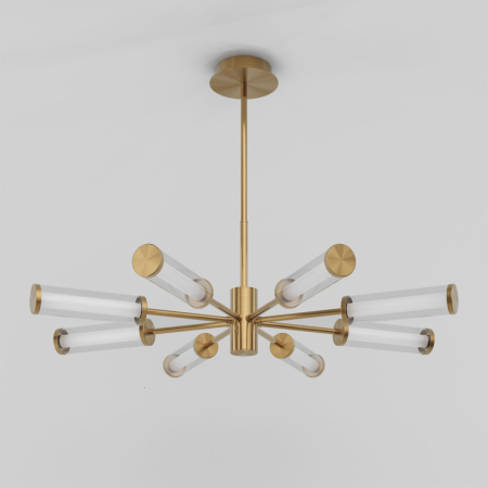 Люстра на штанге Eurosvet 50386 LED латунь