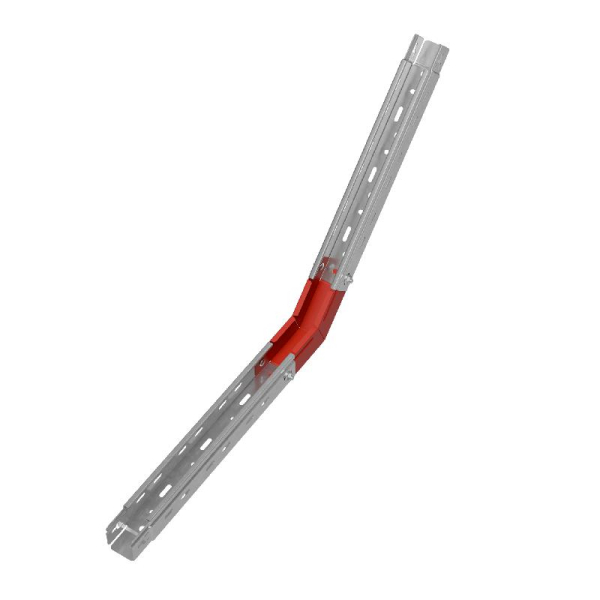 Угол для лотка вертикальный внутренний 45град. 50х50 сталь 1мм "ПЛЮС" NLplus45-50-50 HD КМ PL1418