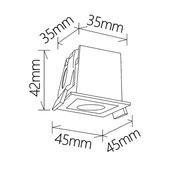 Встраиваемый светильник Mantra 9126