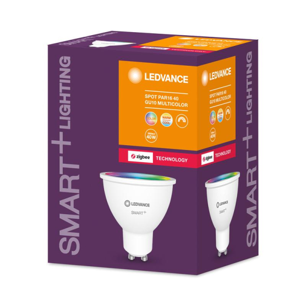 Лампа светодиодная SMART+ Spot GU10 Multicolour 5Вт 220-240В 100град. GU10 LEDVANCE 4058075208445