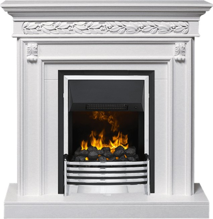 Dimplex Каминокомплект Valletta - Белый (Ширина 1040 мм) с очагом Flagstaff