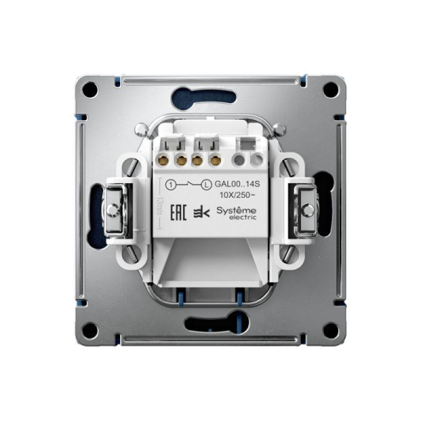 Выключатель карточный ArtGallery 10А без задержки времени быстрозажим. клем. аквамарин SE GAL001114S