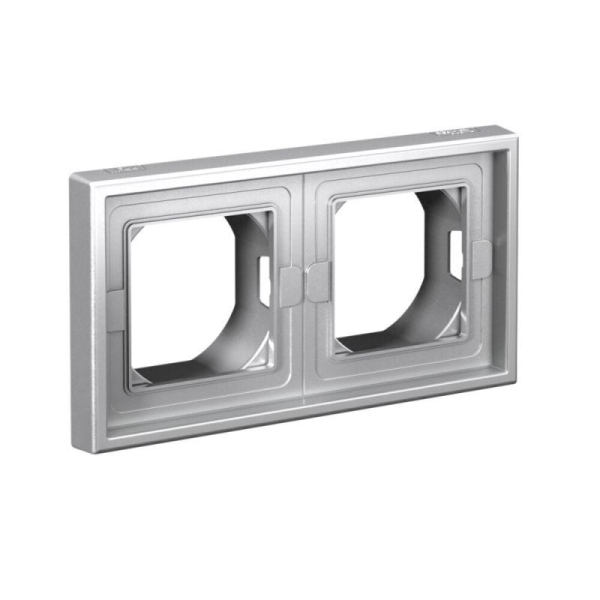 Рамка 2-м ArtGallery IP44 алюм. SE GAL440302