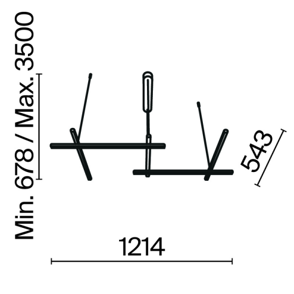 Подвесной светильник Maytoni MOD278PL-L50G3K