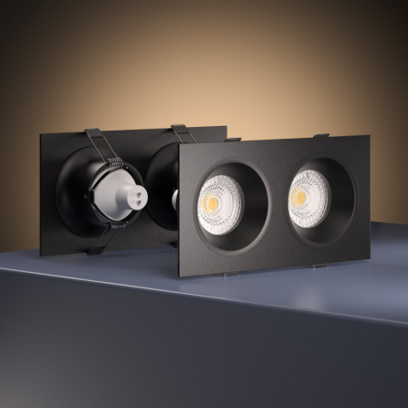 Встраиваемый светильник Elektrostandard 15700/02 черный