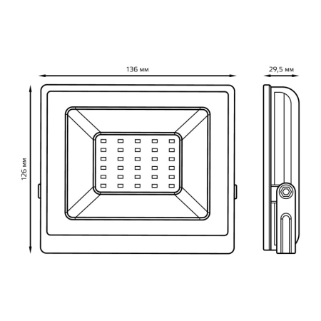 Прожектор Gauss 613120330