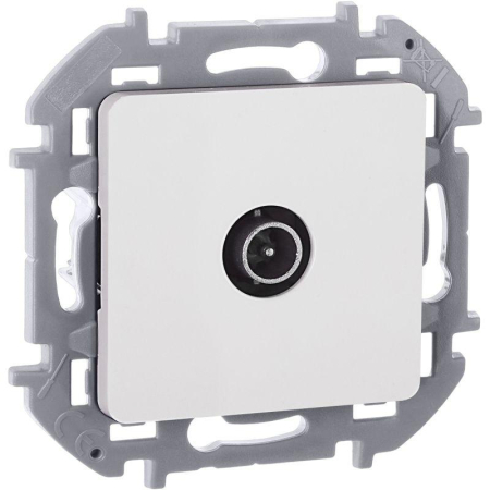 Розетка телевизионная оконечная TV Inspiria 10дБ 5-862мГц механизм бел. IEK 673870