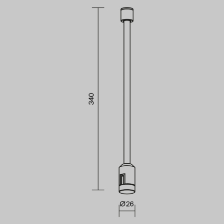 Стойка Maytoni Technical TRA200C-L350-11B