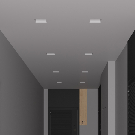 CANOPUS Встраиваемый потолочный гипсовый светильник