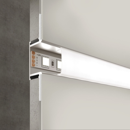 Профиль Elektrostandard LL-2-ALP013 Встраиваемый алюминиевый профиль для L