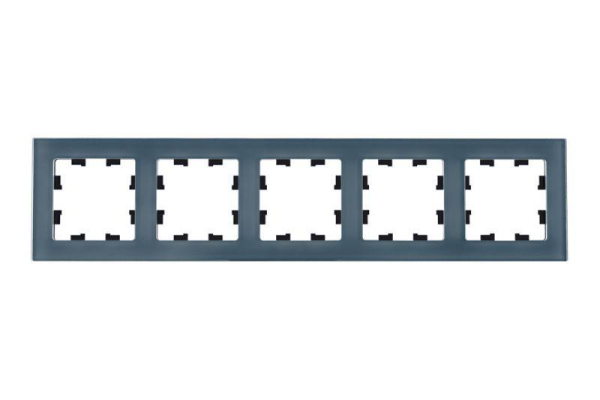 Рамка 5-м AtlasDesign Nature натур. стекло грифель SE ATN360705