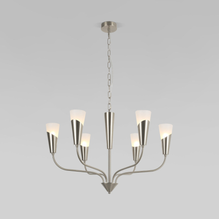 Подвесная люстра Eurosvet 60167/6 никель