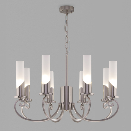 Подвесная люстра Eurosvet 60117/8 никель