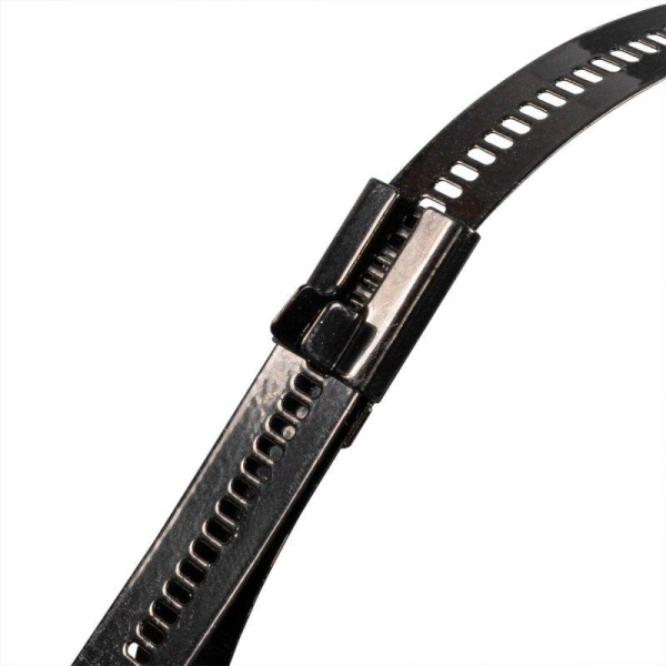 Хомут кабельный СКЛ-П (316) 7х200 стальной лестничного типа с покрытием (уп.100шт) Fortisflex 74156