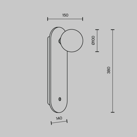 Бра MODELUX MS.203.380 GD