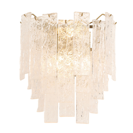 Бра Crystal Lux RICARDO AP3 BRASS