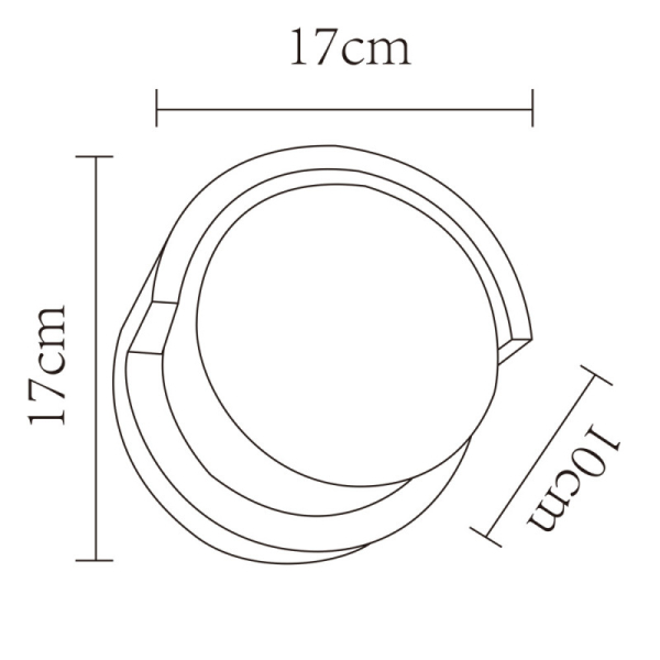 Светильник настенный ARTE Lamp A8159AL-1GY