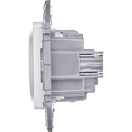 Розетка 1-м СП Inspiria 16А IP20 250В 2P+E немецк. стандарт механизм бел. IEK 673720