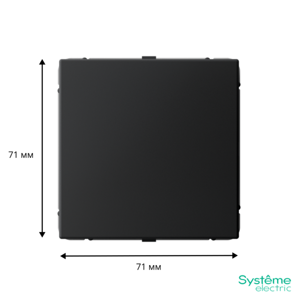 Заглушка ArtGallery с суппортом для многопост. рамок карбон SE GAL001009