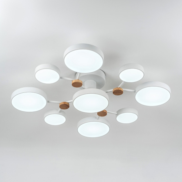 Люстра на штанге LED4U L3201-780 WT