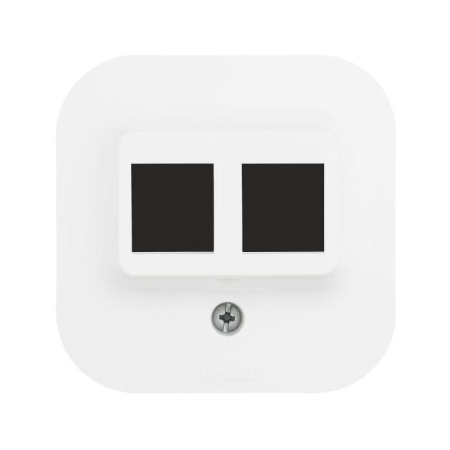 Розетка 1-м ОП Keystone Quteo бел. IEK 782226