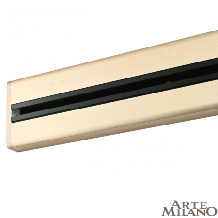 Трековая система розеток Arte Milano 385201TOB/100 Gold