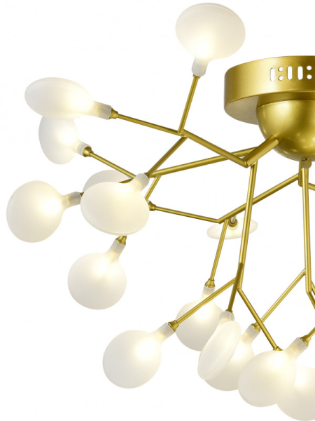 Накладная люстра Natali Kovaltseva GRACE 75126/6C GOLD SATIN