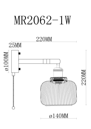 Бра MyFar MR2062-1W
