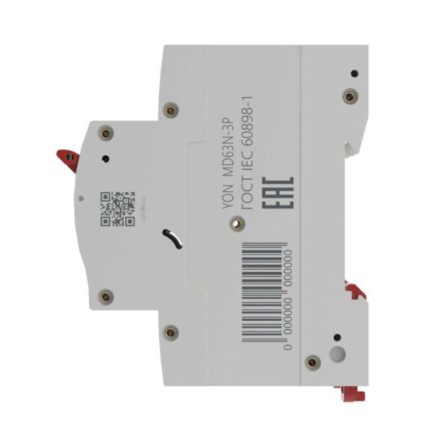 Выключатель автоматический модульный 3п C 6А 6кА MD63N YON MD63N-3PC6