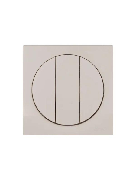 Выключатель 3-кл. СП OSEN механизм сл. кость LEZARD 743-9088-109