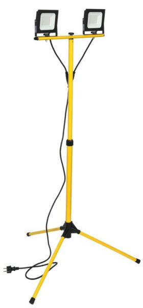 Прожектор светодиодный СДО 06-2х30Ш 6500К IP65 штатив черн. IEK LPDO606-2X030-65-K02
