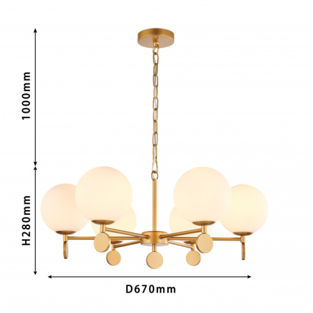 Подвесная люстра Favourite 2928-6P