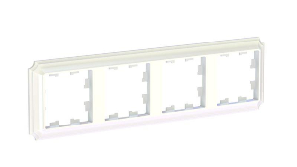 Рамка 4-м AtlasDesign Antique универс. жемчуж. SE ATN100404