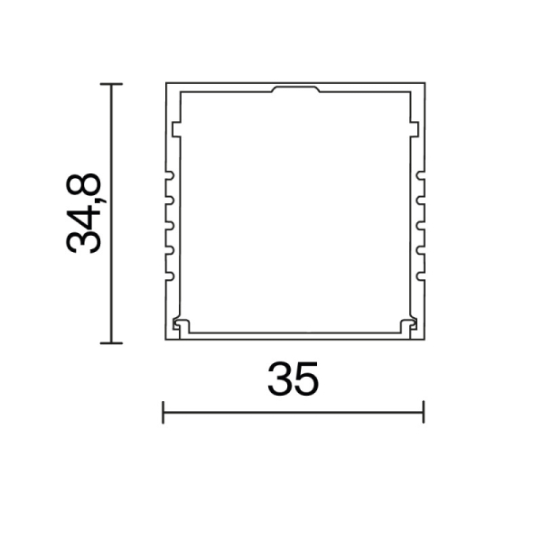 Профиль Maytoni Technical 631008