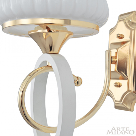 Бра Arte Milano 302387/1W Wh/Gd