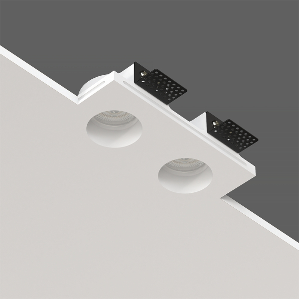 QUASAR 55 DUO FLAT Встраиваемый потолочный гипсовый светильник