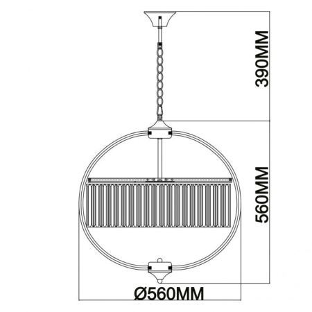 Подвесная люстра MW-Light 498015805