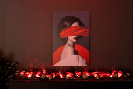 Royal Flame Очаг Design L1500RF 3D PS/LOG