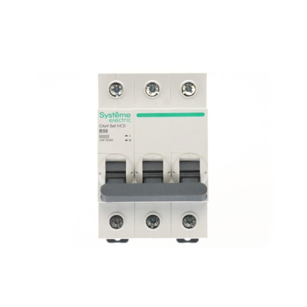 Выключатель автоматический 3п City9 Set (АВ) B 50А 6кА 400В SE C9F16350
