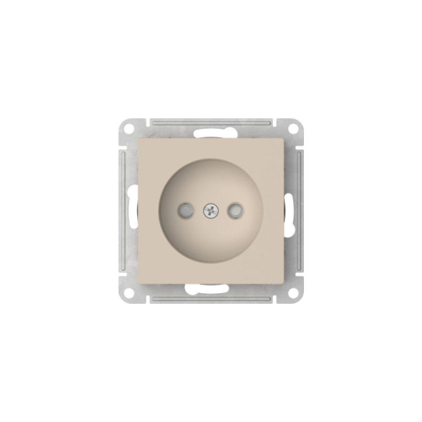 Розетка AtlasDesign 16А без заземл. защ. шторки быстрозажим. клем. механизм песочн. SE ATN001249S