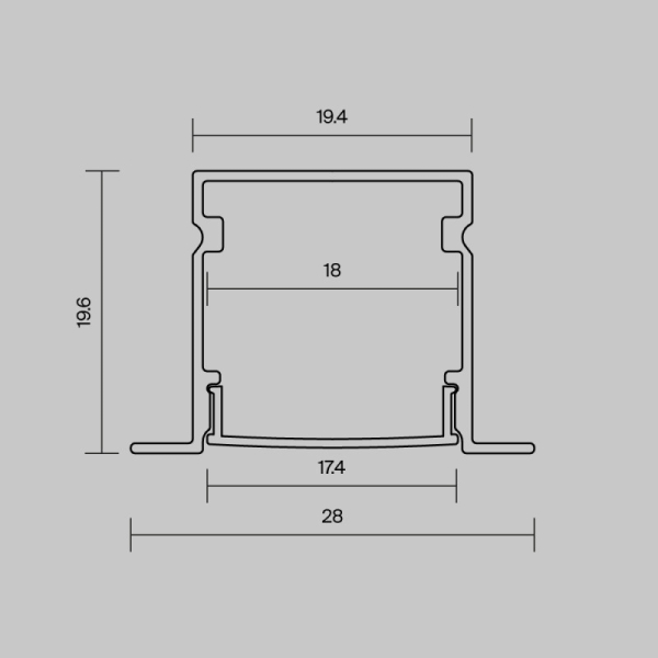 Профиль Maytoni Technical 632017