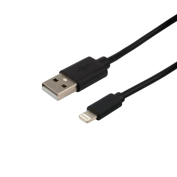 Кабель USB для iPhone 5 черн. (уп.10шт.) Rexant 18-1122