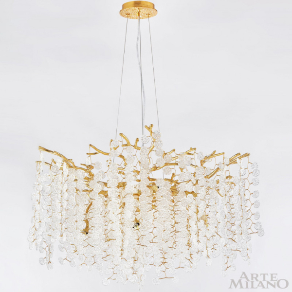 Подвесная люстра Arte Milano 230901/D760/10/C Gd