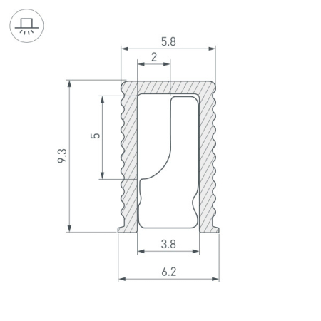 Профиль Arlight 038203